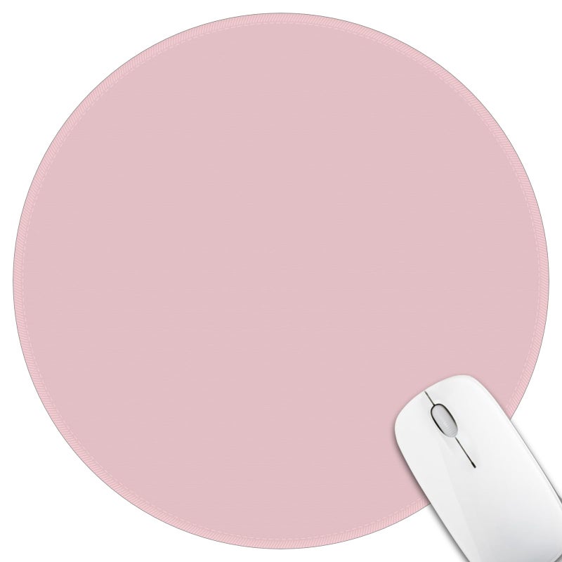 Hancynir Mouse Pad for Desk, Small Cute Mousepad with Non-Slip Base, Round Mouse Pads for Wireless Mouse Laptop Gaming, Computer Mouse Mat for Women Home Office Travel Desk Accessories - Image 1